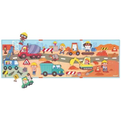 Магнітні історії Janod Будівельний майданчик 30 елементів J05454