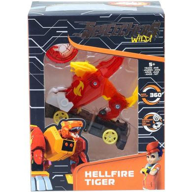 Машинка-трансформер SCREECHERS WILD! S4 L1 ХЕЛФАЕР ТАЙГЕР EU685102
