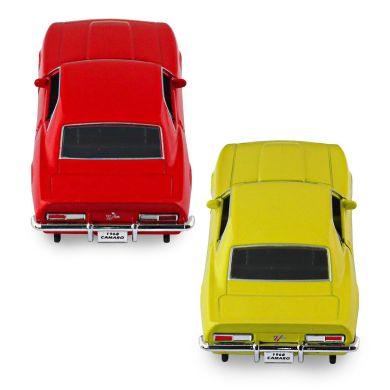 Автомодель CHEVROLET CAMARO Z28 1968 (червоний, жовтий) 250384W