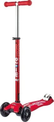 Самокат Micro серії Maxi Deluxe Червоний (до 50 кг, триколісний) Micro MMD026