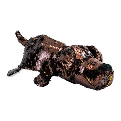 Мягкая игрушка ZooPrяtki Лабрадор-кот с паетками 2в1 30 см 518IT-ZPR