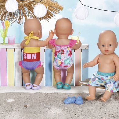 Одяг для ляльки Baby Born Святковий купальник S2 (на 43 см, з каченям) Zapf 828281-1