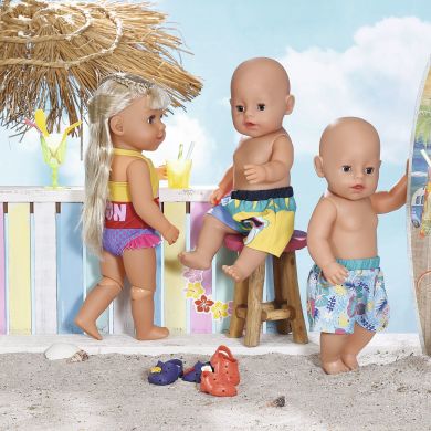 Одяг для ляльки Baby Born Святковий купальник S2 (на 43 см, з каченям) Zapf 828281-1