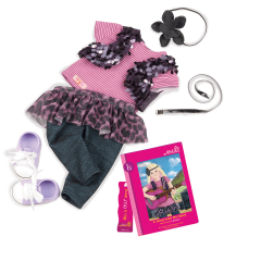 Iгровий набір Our Generation Книга Лейли і комплект одягу одягу для виступу BD30233Z