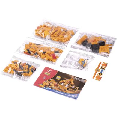 Конструктор-трансформер Super Wings Small Blocks 2-in-1 Buildable Transforming Vehicle Donnie, Донні EU385007