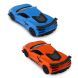 Автомодель CHEVROLET CORVETTE Z06 2023 (оранжевый, светло-голубой) 250383W
