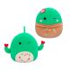 М'яка іграшка Squishmallows &ndash; Друзі Кактуси (2 шт, 19 cm)