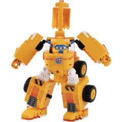Конструктор-трансформер Super Wings Small Blocks 2-in-1 Buildable Transforming Vehicle Donnie, Донни EU385007