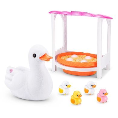 Интерактивный игровой набор-сюрприз PETS ALIVE S1 – МАМА УТКА С СЮРПРИЗОМ 9548