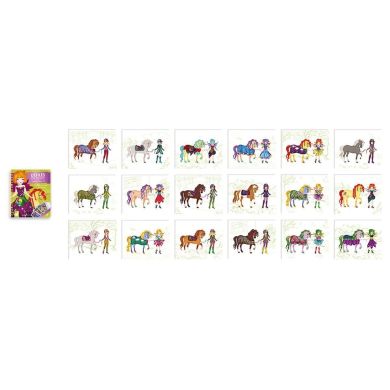 Блокнот модні наряди Janod Феї та єдинороги J07830