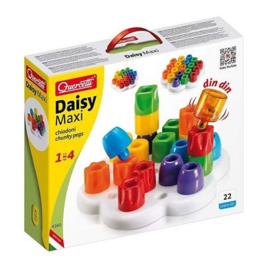 Мозаїка Quercetti серії - Геометрія Максі великі фішки 21 шт. + дошка 4160-Q