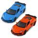 Автомодель CHEVROLET CORVETTE Z06 2023 (оранжевый, светло-голубой) 250383W