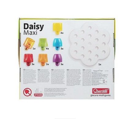 Мозаїка Quercetti серії - Геометрія Максі великі фішки 21 шт. + дошка 4160-Q