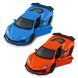 Автомодель CHEVROLET CORVETTE Z06 2023 (оранжевый, светло-голубой) 250383W