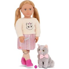 Лялька Our Generation Шила з кошеням Семмі та аксесуарами 46 см BD31579Z
