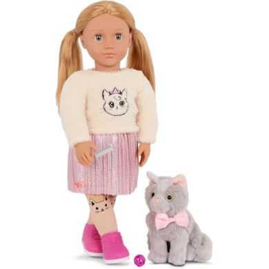 Лялька Our Generation Шила з кошеням Семмі та аксесуарами 46 см BD31579Z