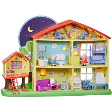 Игровой набор Peppa Коттедж Пеппи день-ночь (3 фигурки, свет, звук) Peppa Figurines F2188