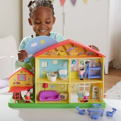 Игровой набор Peppa Коттедж Пеппи день-ночь (3 фигурки, свет, звук) Peppa Figurines F2188