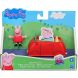 Ігровий набір Peppa Машинка Пеппи (машинка, фiгурка Пеппи) Peppa Figurines F2212