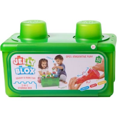 Сенсорний конструктор JELLY BLOX В КЕЙСІ 2 В 1: БУДУЙ-СКЛАДАЙ 931693