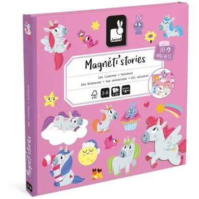 Магнітні історії Janod Єдиноріжки 30 елементів J05452