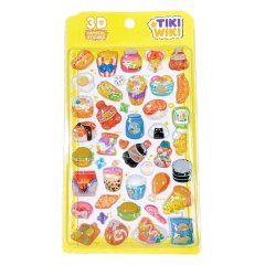 Набір 3D-наліпок Tiki Wiki серії Crystal &ndash; Тікі смаколики