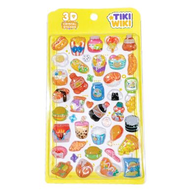 Набір 3D-наліпок Tiki Wiki серії Crystal &ndash; Тікі смаколики
