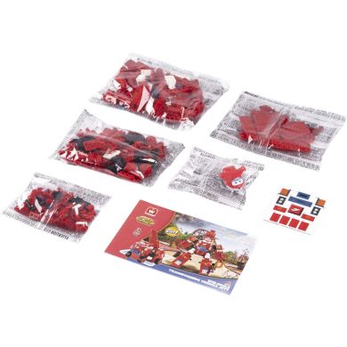 Конструктор-трансформер Super Wings Small Blocks 2-in-1 Buildable Transforming Vehicle Jett, Джетт EU385005