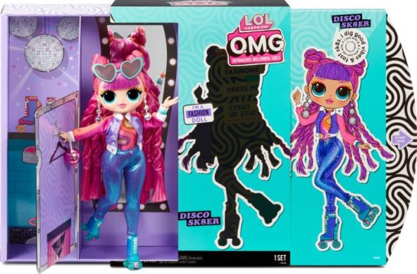 Игровой набор с куклой L.O.L. Surprise! O.M.G S3 Диско-скейтер с аксессуарами 567196