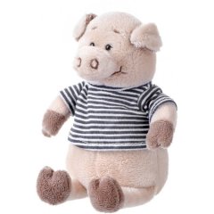 Мягкая игрушка Same Toy Свинка в тельняшке 18 см THT716