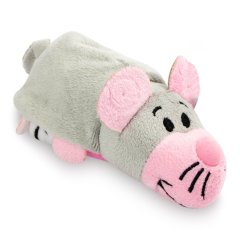 Мягкая игрушка Zooprяtki Кот-мышка 2 в 1 с паетками 12 см 552IT-ZPR