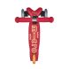 Самокат 3-колесный Mini Micro deluxe plus ruby ​​red с сиденьем MMD056