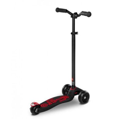 Самокат трехколесный Micro Maxi Deluxe Pro черный-красный Micro MMD087