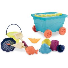 Набор для игры с песком и водой Battat Тележка море BX1596Z