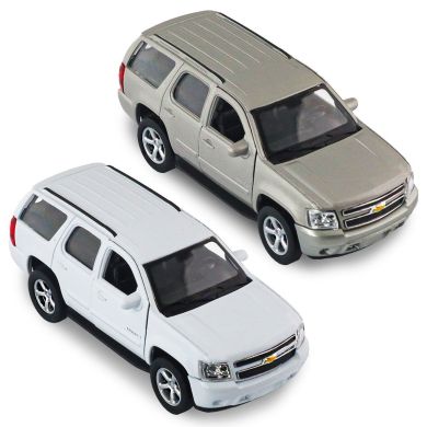 Автомодель CHEVROLET TAHOE 2008 (білий, сірий) 250382W