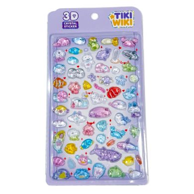 Набір 3D-наліпок Tiki Wiki серії Crystal &ndash; Тікі море