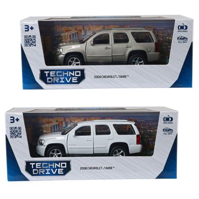 Автомодель CHEVROLET TAHOE 2008 (білий, сірий) 250382W