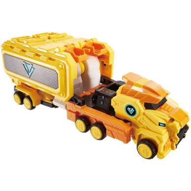 Ігровий набір з роботом-трансформером DINOSTER РАПТОР ТРОН (2 машини, динозавр) DINOSTER EU580801