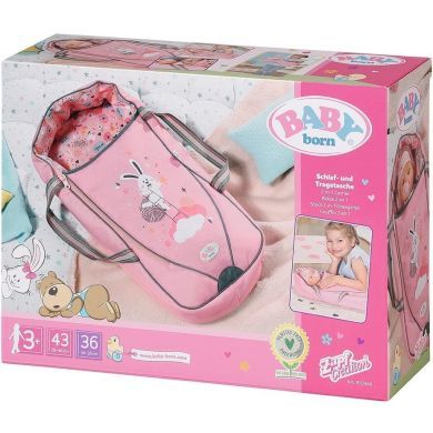 Люлька-переноска для куклы BABY BORN 2 в 1 СЛАДКИЕ СНЫ 832448
