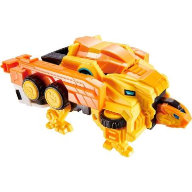 Ігровий набір з роботом-трансформером DINOSTER РАПТОР ТРОН (2 машини, динозавр) DINOSTER EU580801