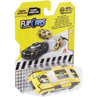 Машинка-трансформер Flip Cars 2в1 Чорний спорткар і класичний спорткар EU463875B-04