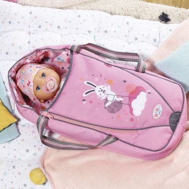 Люлька-переноска для ляльки BABY BORN 2 в 1 СОЛОДКІ СНИ 832448