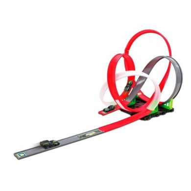 Ігровий набір серії GoGears Extreme Надзвуковий запуск 3в1 (1 доріжка, 4 петлі, 1 інерц.машинка) Bburago 18-30533