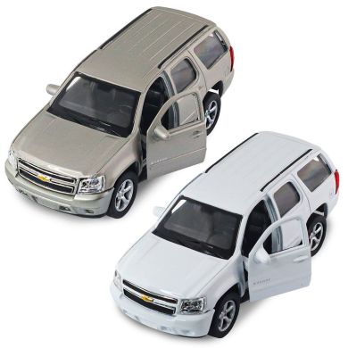 Автомодель CHEVROLET TAHOE 2008 (білий, сірий) 250382W
