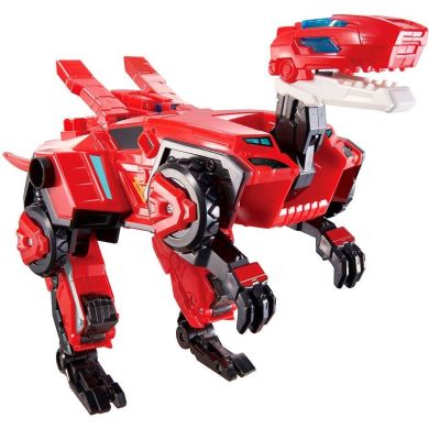 Ігровий набір з роботом-трансформером DINOSTER РАПТОР ТРОН (2 машини, динозавр) DINOSTER EU580801