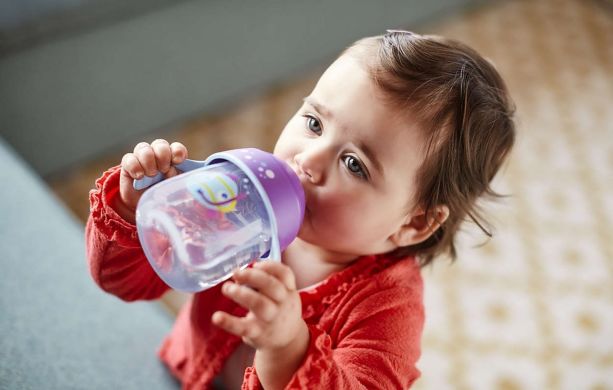 Чашка-непроливайка Philips Avent с носиком 260 мл фиолетовая SCF753/06, Фиолетовый