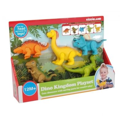 Игровой набор Kiddieland Динозаврики 60749