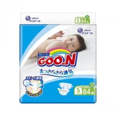 Подгузники Goo.N S для детей 4-8 кг унисекс 84 шт 853621 4902011856217, 84