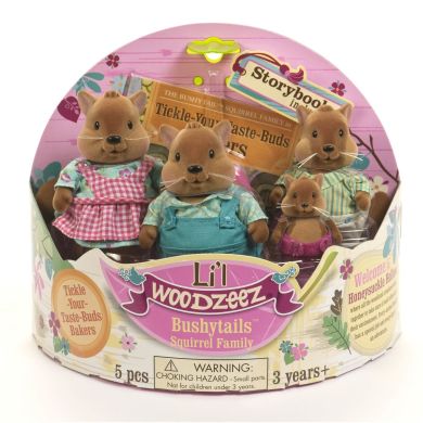 Набір фігурок Lil Woodzeez Сім'я Білок 6008M