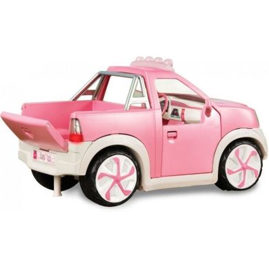 Транспорт для ляльок LORI Джип рожевий з FM радіо LO37033Z